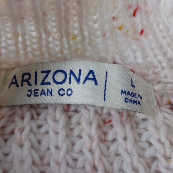 Arizona Jean Co. Women Sweater Top  Size  L - Picture 8 of 11